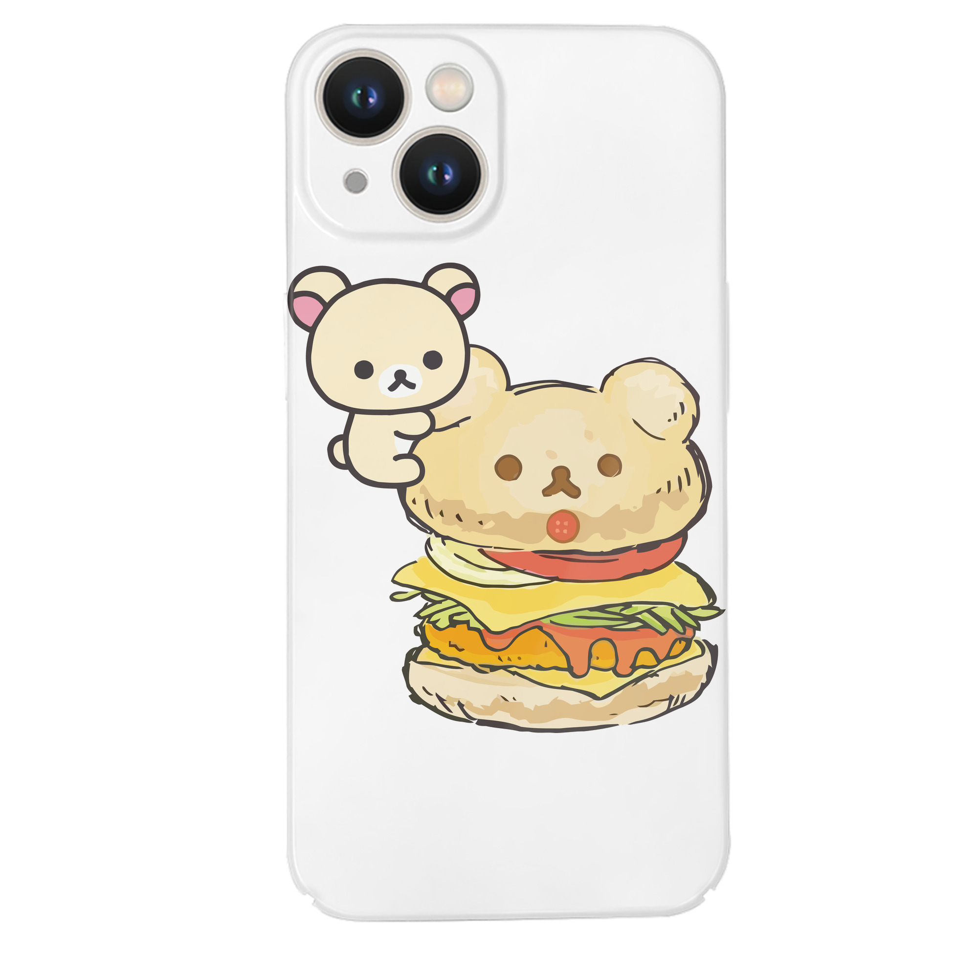 （画像用） リラックマ リラックマ キイロイトリ Rilakkuma Korilakkuma Kiiroitori 【iPhone 14シリーズ対応】ハードケース